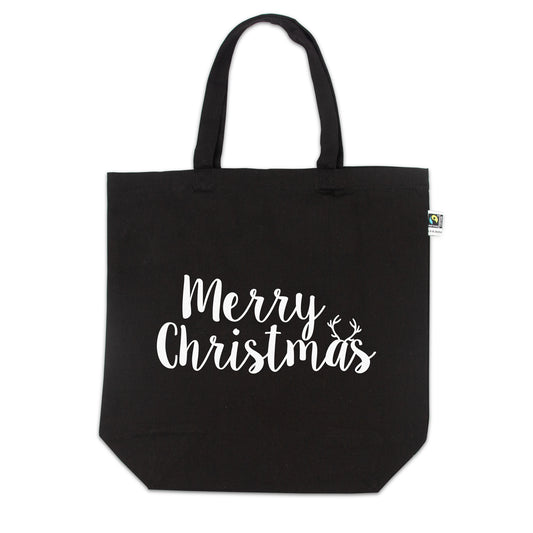 Canvas Fairtrade® tas - Merry Christmas