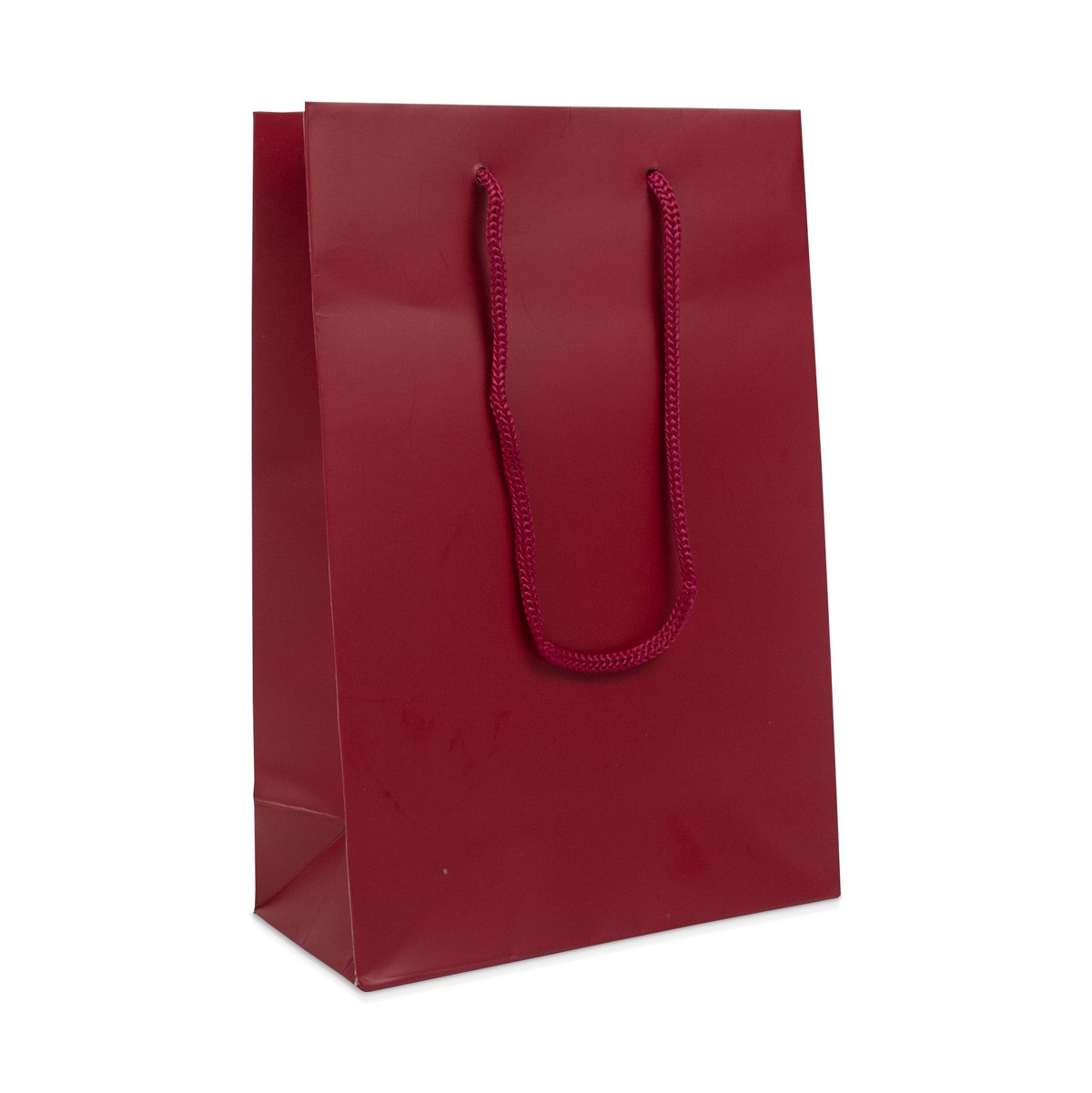 Deluxe Papiertaschen - Bordeauxrot, matt