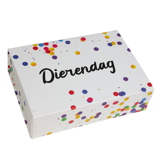 Magnetbox confetti - Dierendag