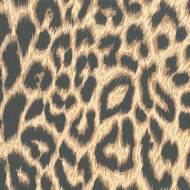 Geschenkpapier weiss Leoparden dessin