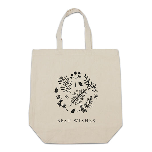 Weihnachtstaschen Canvas tote bag - Best Wishes