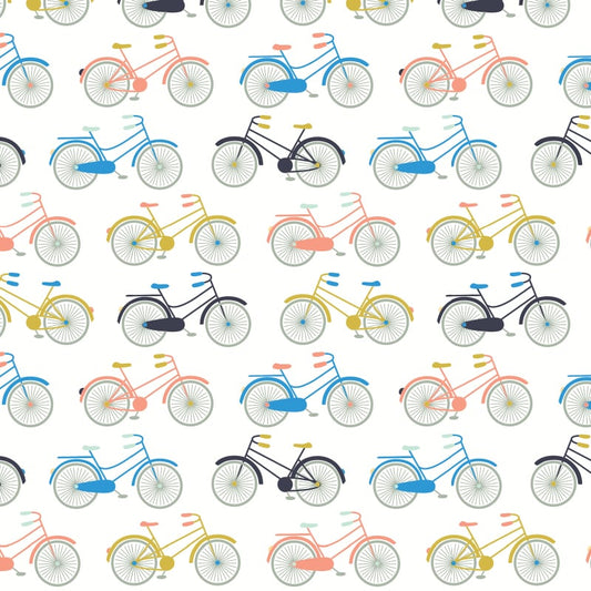 Weißes Kraftpapier -Fahrrad dessin