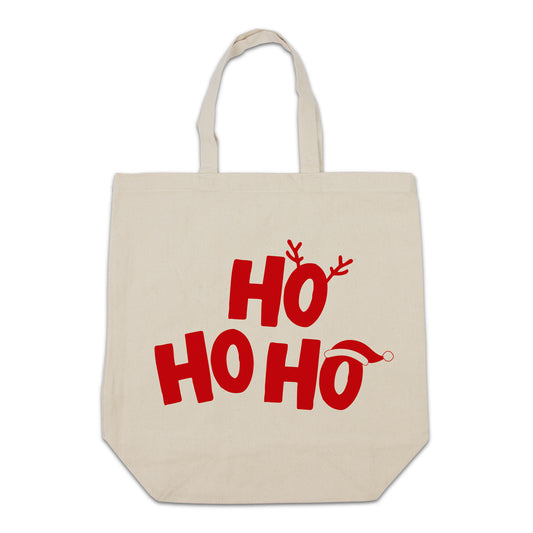 Weihnachtstaschen Canvas tote bags - Ho Ho Ho